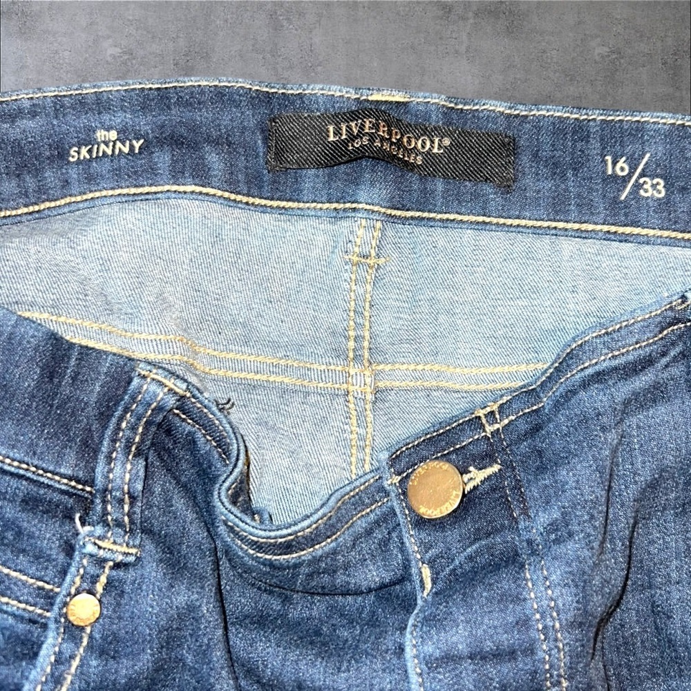 Liverpool Blue Skinny Jeans with Stretch Fit‎ - Picture 5 of 5